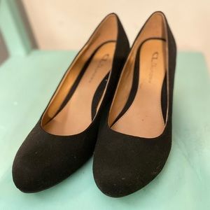 Chinese Laundry black 3” wedges
